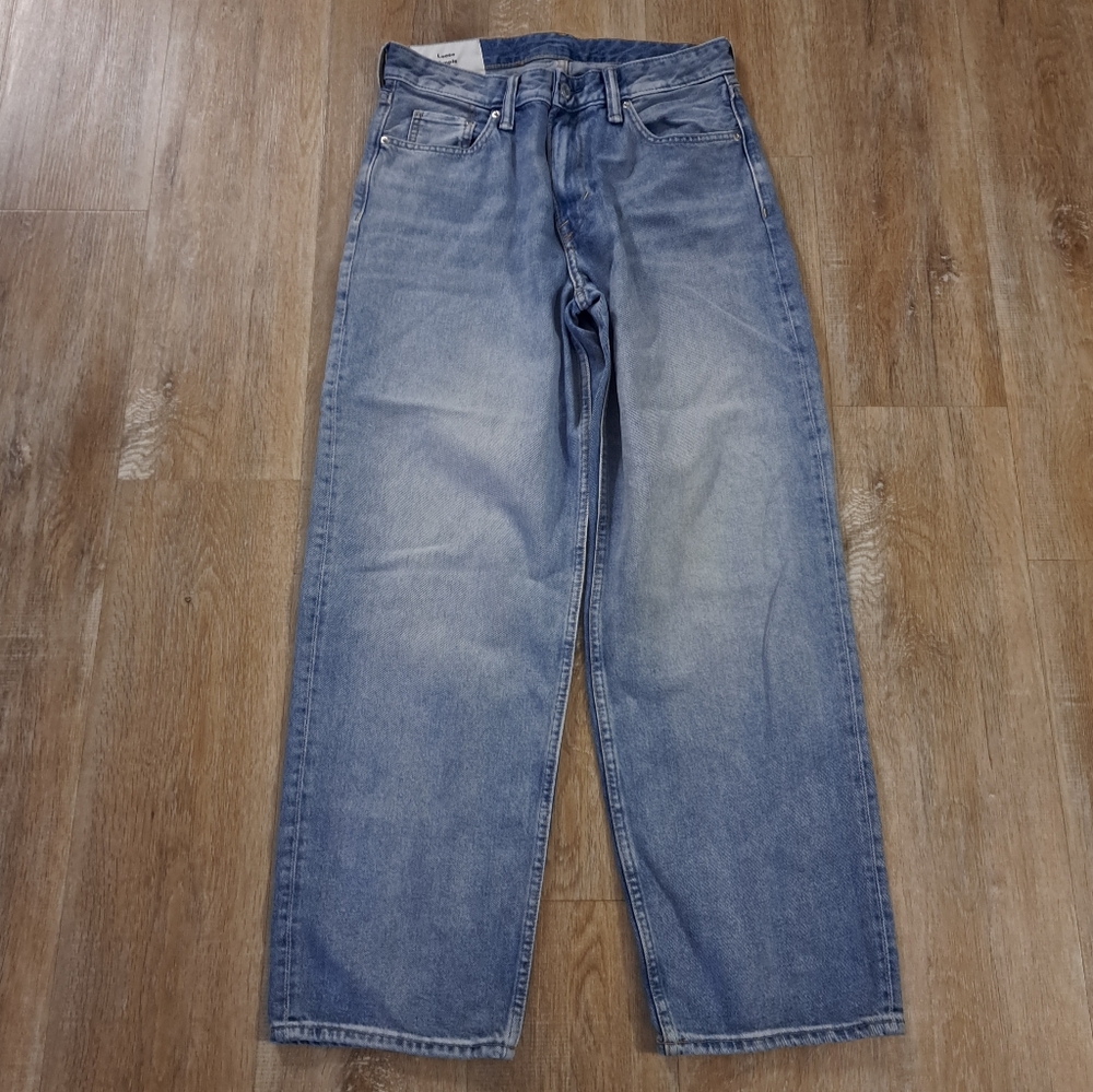 H&M Light Blue Denim Loose Ample Relaxed Fit Jeans Men's Size 30"x32"